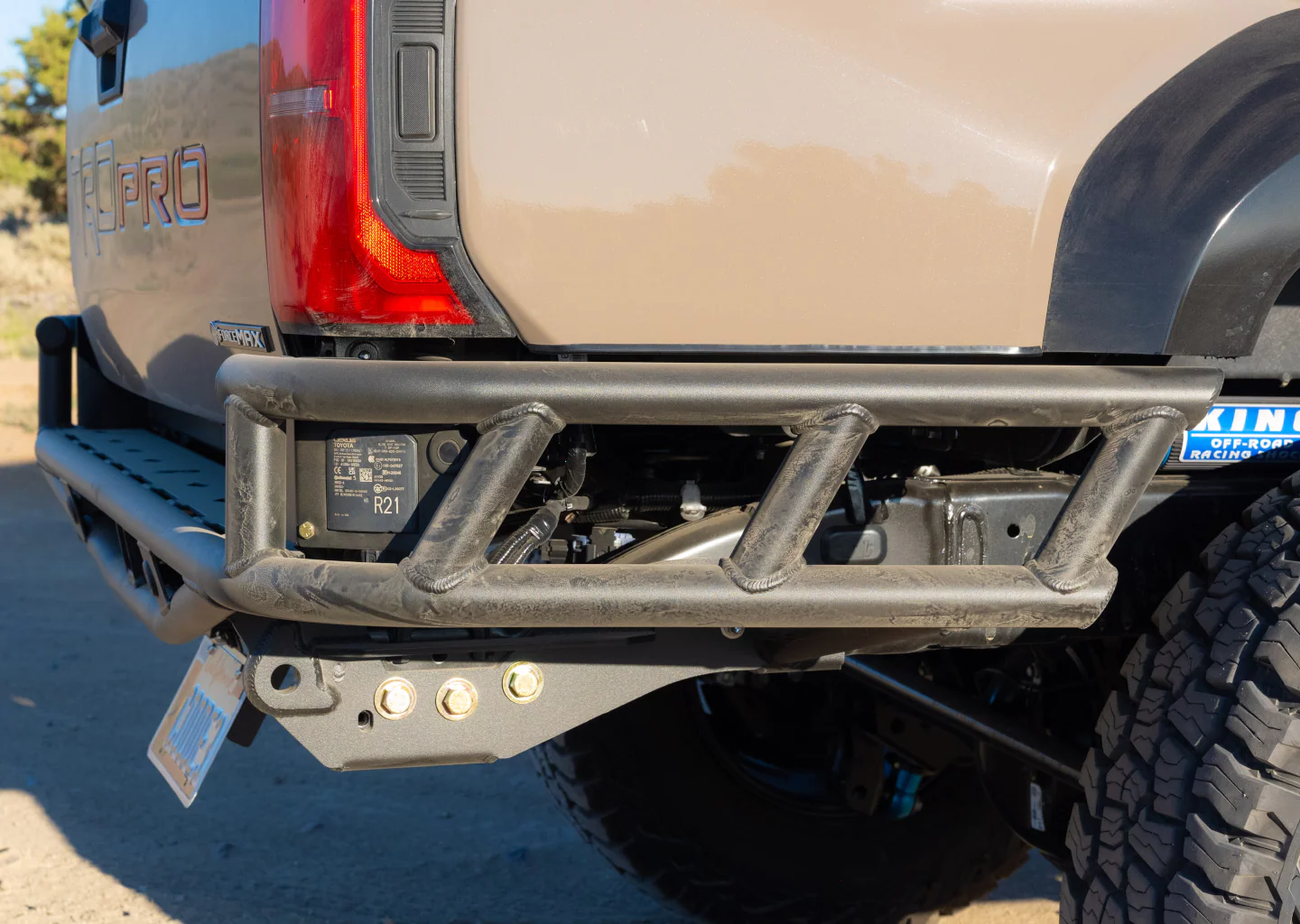 2024+ Tacoma "Black Diamond Series" High Clearance Rear Bumper - Image 8