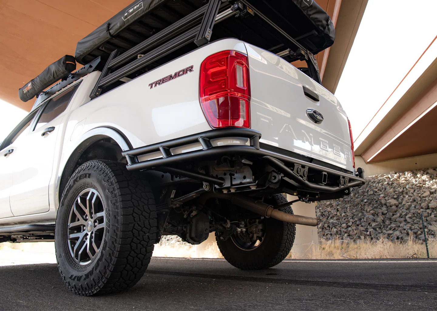 2019-2023 Ford Ranger "Black Diamond Series" High Clearance Rear Bumper - Image 3