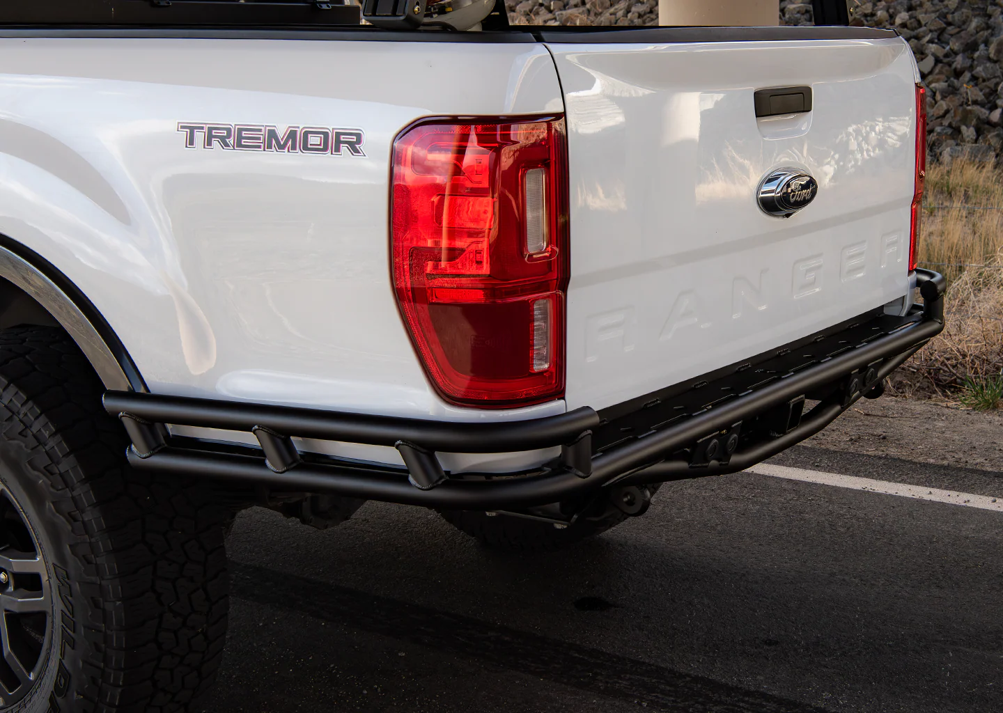 2019-2023 Ford Ranger "Black Diamond Series" High Clearance Rear Bumper - Image 4