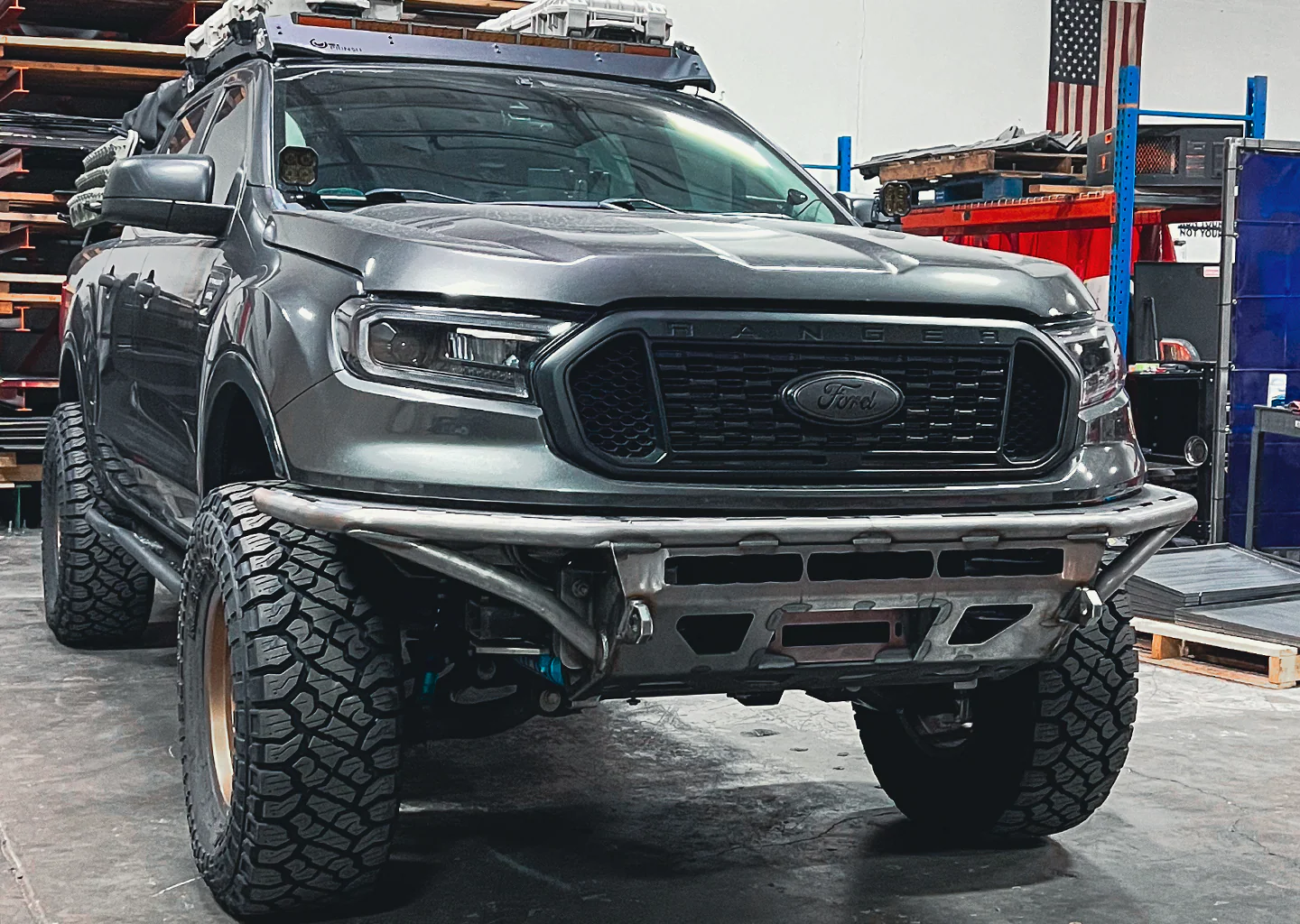 2019-2023 Ford Ranger Front Hybrid Bumper - Image 5