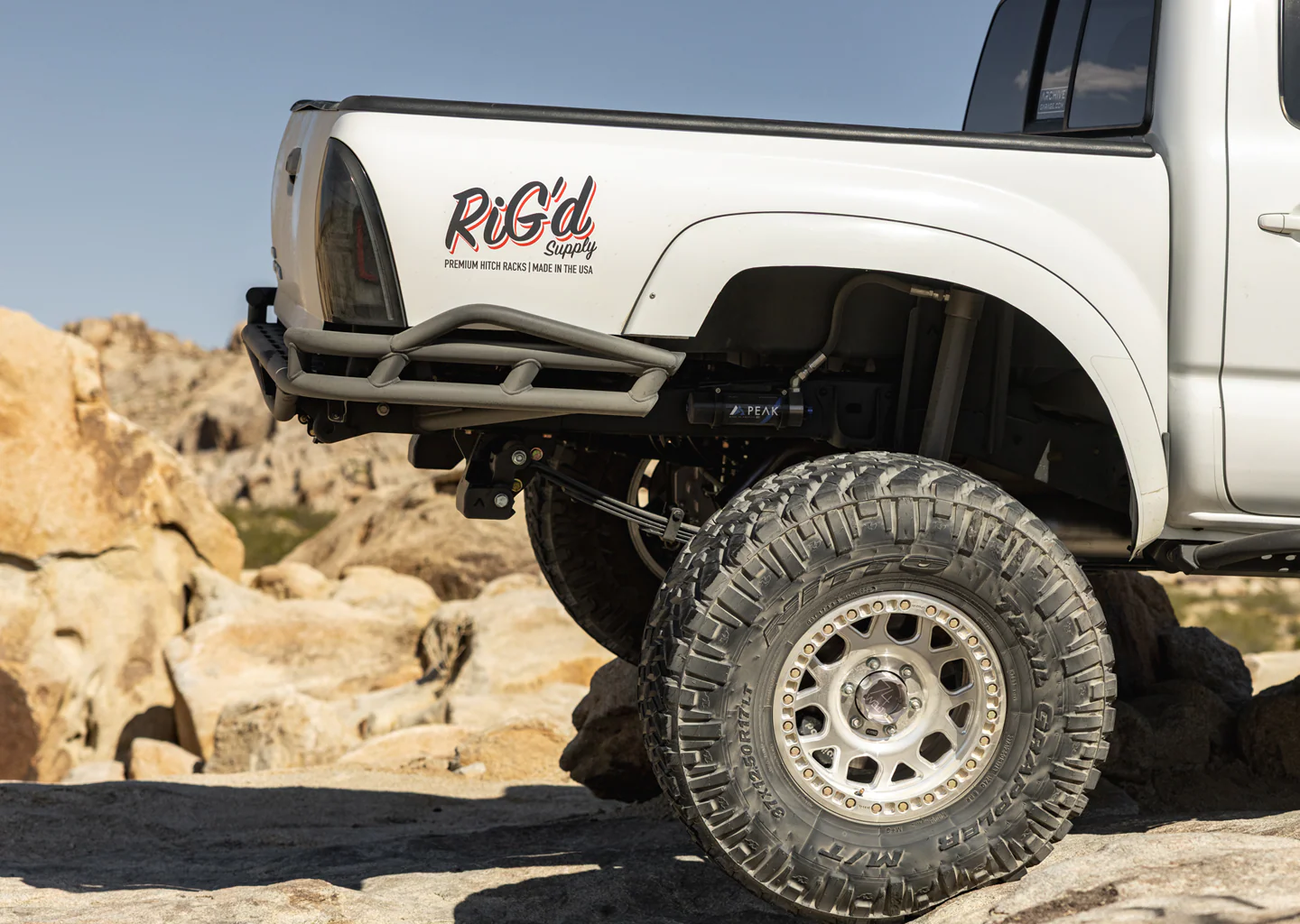 2005-2015 Tacoma "Black Diamond Series" High Clearance Rear Bumper - Image 16