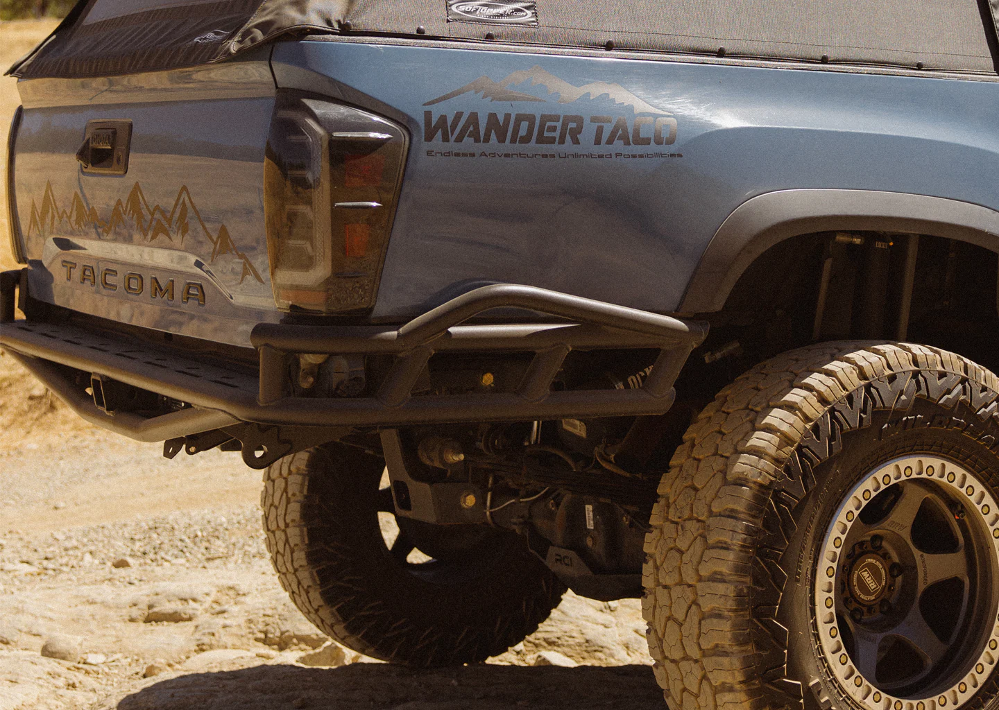 2016-2023 Tacoma "Black Diamond Series" High Clearance Rear Bumper - Image 9